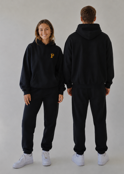 Vintage Black Signature Hoodie